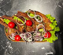 Шашлык из бараньей корейки