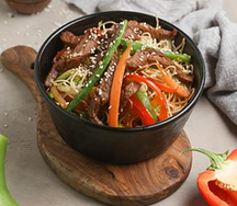 Wok с говядиной (удон)