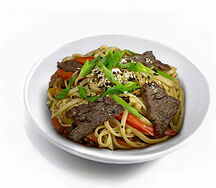 Лапша удон WOK с говядиной