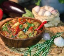 Овощи на мангале