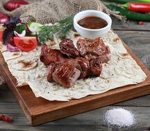 Шашлык из свининной мякоть