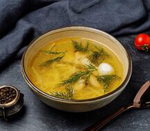 Куриный с гречневой лапшой