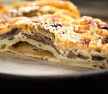 Тарт сытный Шампиньоны и Сыр