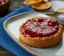 Пирожное Малина с творогом и кешью