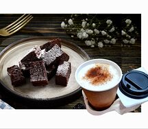 Капучино 280 мл + Брауни