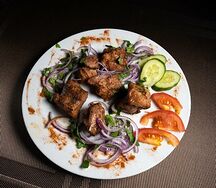 Шашлык из cвинoй шейки