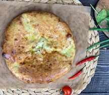Пирог с сыром и шпинатом