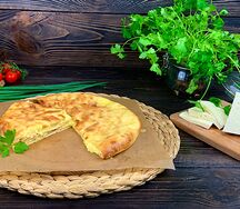 Пирог с картофелем и сыром