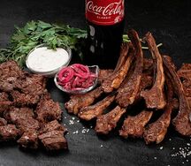 Ассорти шашлыков из баранины