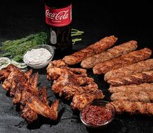 Ассорти из курицы на углях