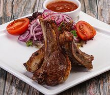 Шашлык из бараньей корейки