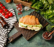 С сыром и ветчиной
