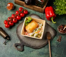 №10 Кордон блю с рисом и овощами