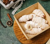 Рогалики с яблочной начинкой 