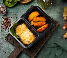 №5 Картофель по-деревенски с куриным бедром