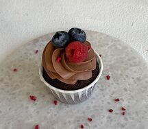 Шоколадный капкейк