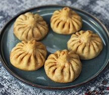 Жареные хинкали из баранины