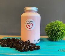 Milk tea Манго сенсей с тапиокой