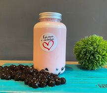 Milk tea Вишня в шоколаде с тапиокой