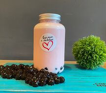 Milk tea / Сливочная клубника-Тапиока