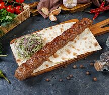 Люля-кебаб из курицы на углях 