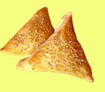 Самса слоёная с курицей 