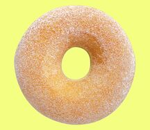 Пончик в сахарной пудре 