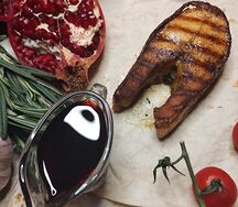 Семга на гриле 