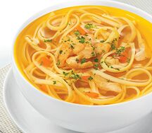 Домашний суп-лапша с курицей