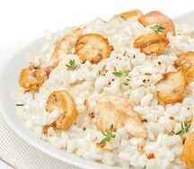 Ризотто с курицей и грибами