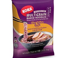 Лапша фиолетовая кукурузная Purple Koka с уткой и пятью специями