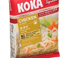 Фирменная лапша Сигнече Koka быстрого приготовления со вкусом курицы