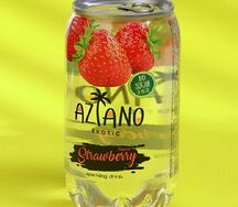 Напиток Aziano Strawberry exotic газированный