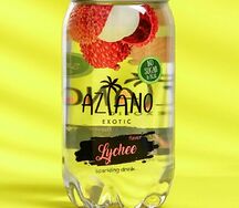 Напиток Aziano Lychee газированный