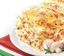 Лазанья Милано с курицей и грибами