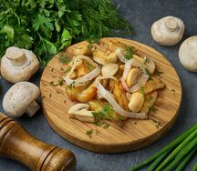 Картофель с грибами