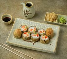 Ролл темпура с лососем