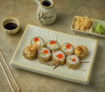 Ролл темпура с креветкой