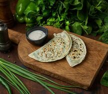 Кутабы с зеленью