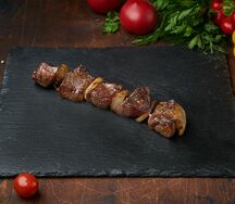 Шашлык из бараньей печени