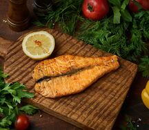 Шашлык из лосося