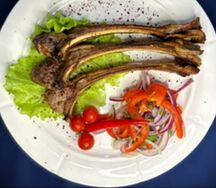 Шашлык на углях из баранины