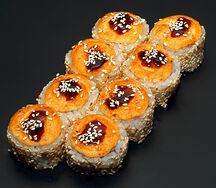 Запеченный ролл с шиитаке