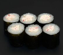 Мини-ролл с крабом