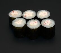 Мини-ролл с крабом (острый)