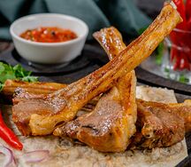 Шашлык из бараньей корейки