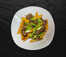 Говядина жареная с картофелем