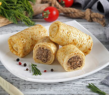 Блинчики с мясом