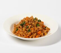 Каша перловая с овощами и зеленью	