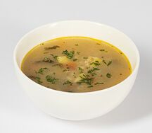 Суп грибной с перловкой